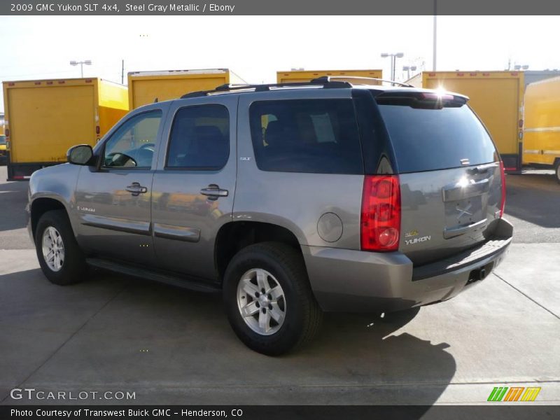 Steel Gray Metallic / Ebony 2009 GMC Yukon SLT 4x4