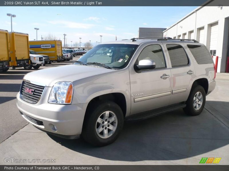 Silver Birch Metallic / Light Tan 2009 GMC Yukon SLT 4x4