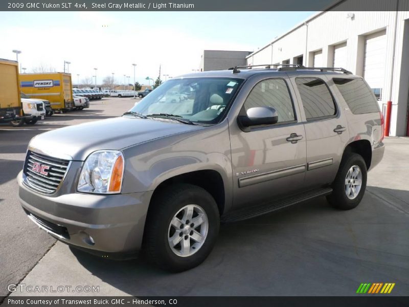 Steel Gray Metallic / Light Titanium 2009 GMC Yukon SLT 4x4
