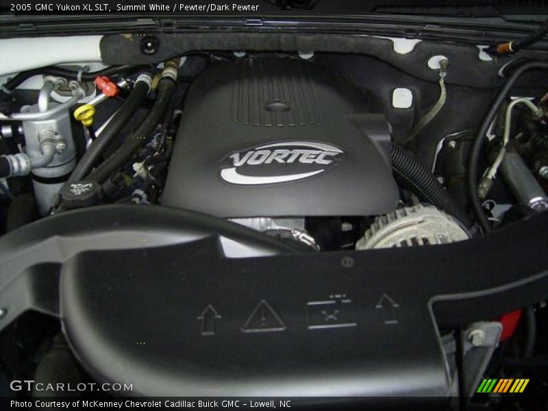 Summit White / Pewter/Dark Pewter 2005 GMC Yukon XL SLT