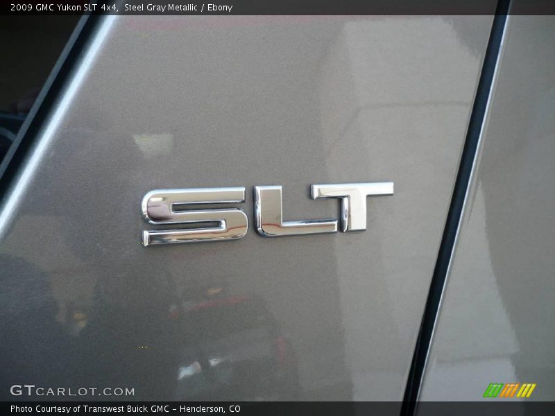 Steel Gray Metallic / Ebony 2009 GMC Yukon SLT 4x4