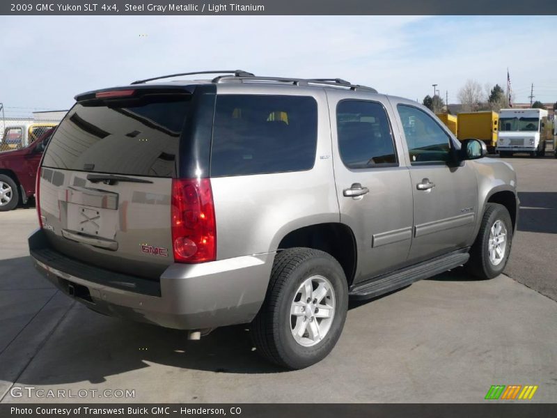 Steel Gray Metallic / Light Titanium 2009 GMC Yukon SLT 4x4