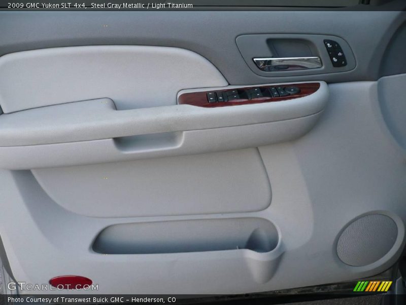 Steel Gray Metallic / Light Titanium 2009 GMC Yukon SLT 4x4
