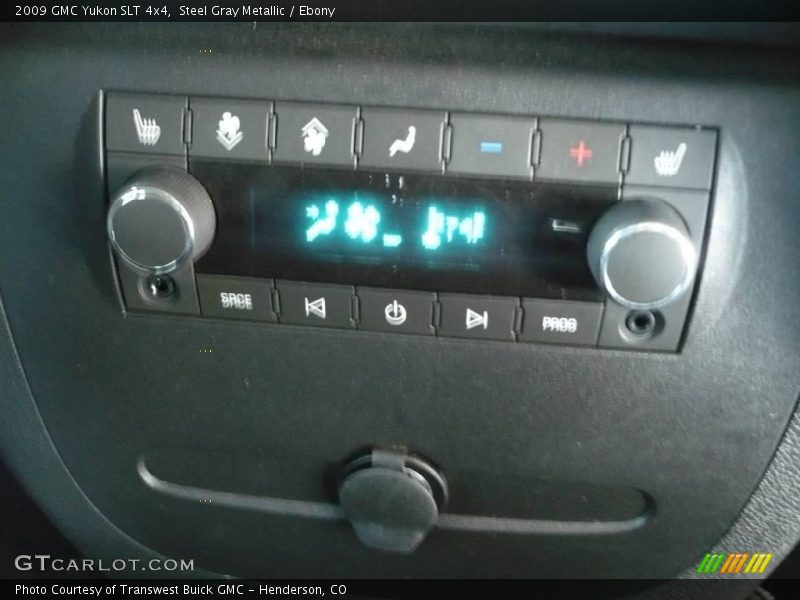 Steel Gray Metallic / Ebony 2009 GMC Yukon SLT 4x4