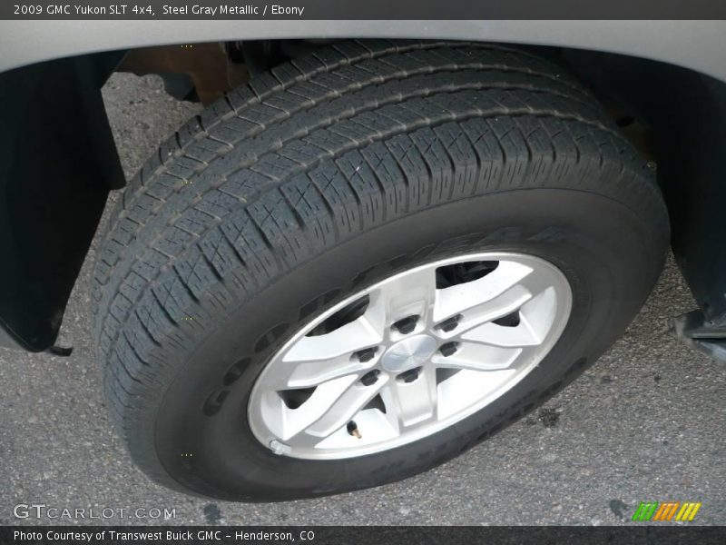 Steel Gray Metallic / Ebony 2009 GMC Yukon SLT 4x4