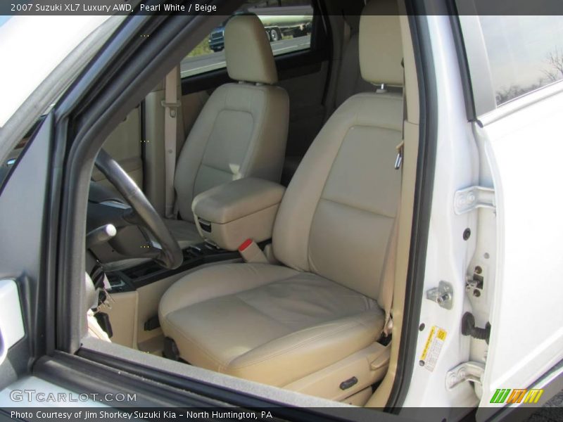 Pearl White / Beige 2007 Suzuki XL7 Luxury AWD