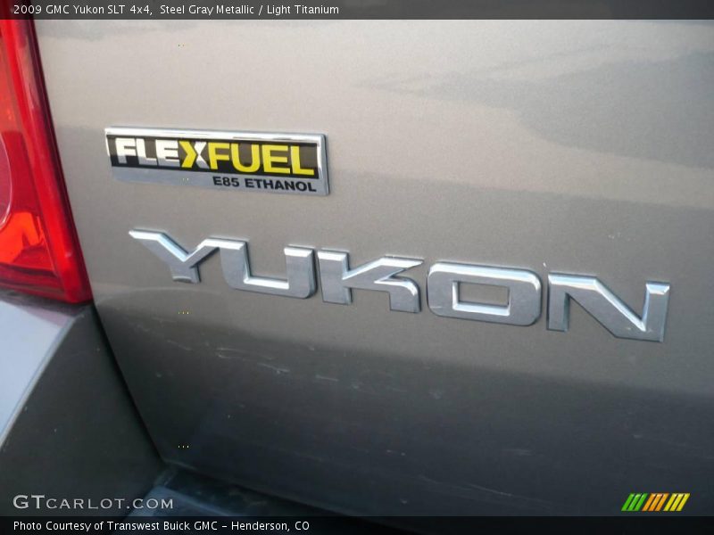 Steel Gray Metallic / Light Titanium 2009 GMC Yukon SLT 4x4
