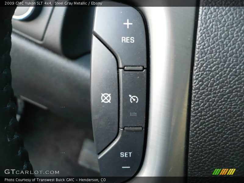 Steel Gray Metallic / Ebony 2009 GMC Yukon SLT 4x4