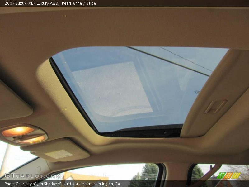 Pearl White / Beige 2007 Suzuki XL7 Luxury AWD