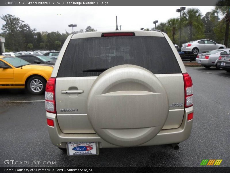 Clear Beige Metallic / Beige 2006 Suzuki Grand Vitara Luxury
