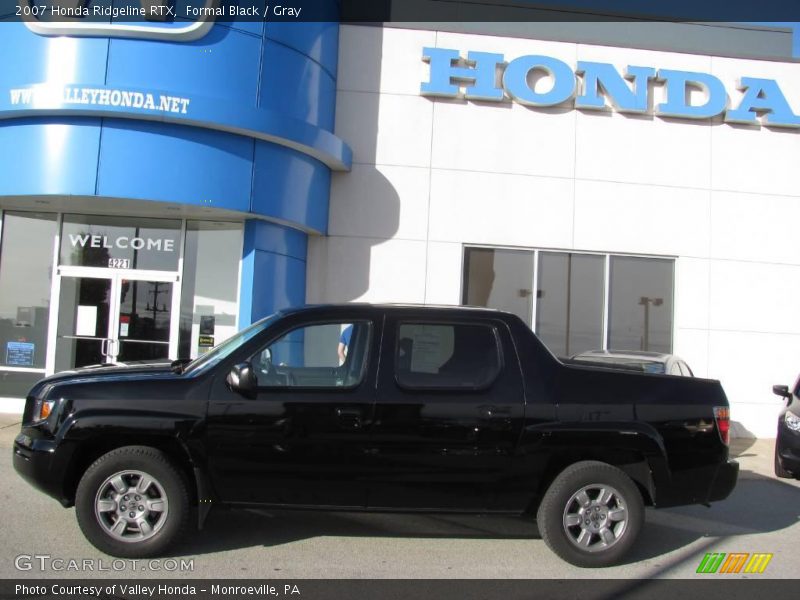 Formal Black / Gray 2007 Honda Ridgeline RTX