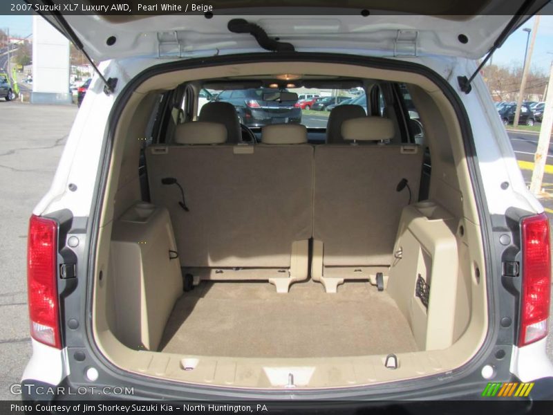 Pearl White / Beige 2007 Suzuki XL7 Luxury AWD