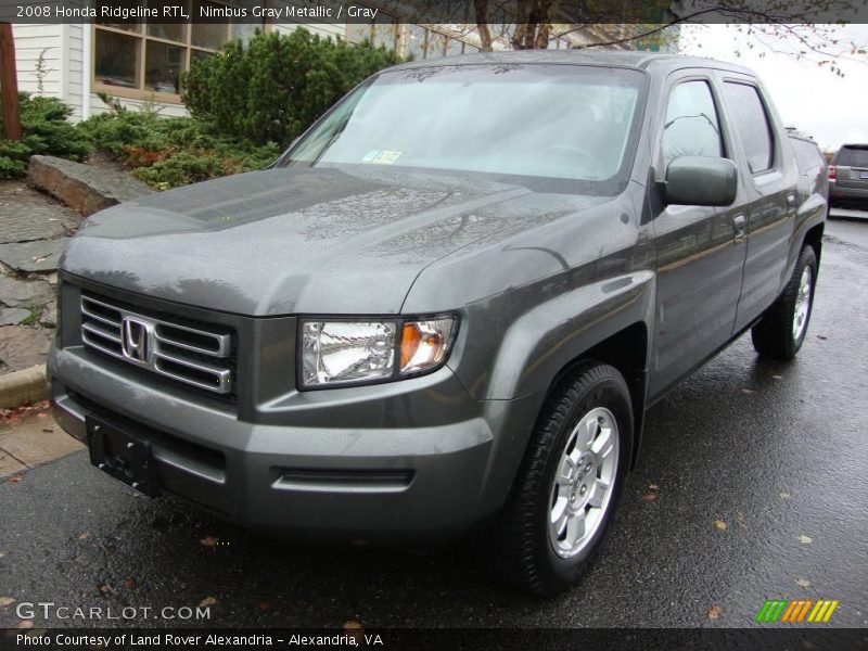 Nimbus Gray Metallic / Gray 2008 Honda Ridgeline RTL