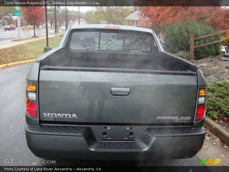 Nimbus Gray Metallic / Gray 2008 Honda Ridgeline RTL