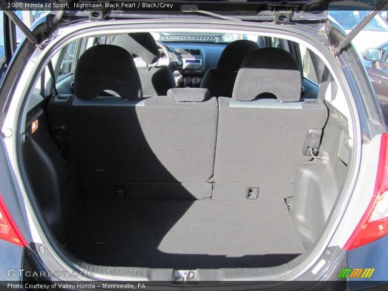 Nighthawk Black Pearl / Black/Grey 2008 Honda Fit Sport