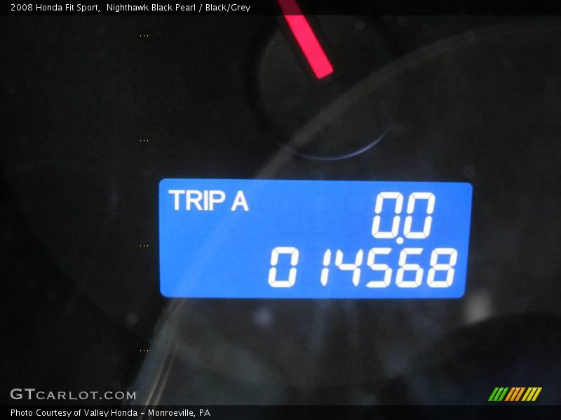 Nighthawk Black Pearl / Black/Grey 2008 Honda Fit Sport