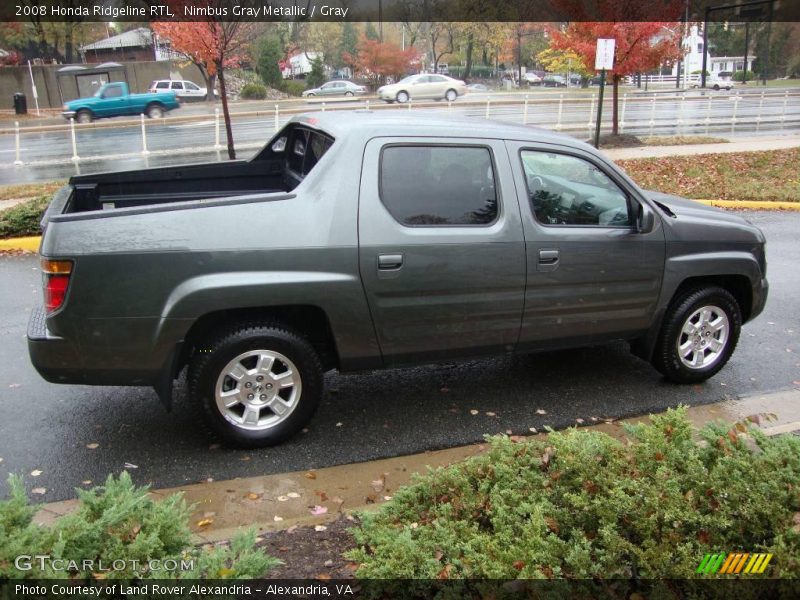 Nimbus Gray Metallic / Gray 2008 Honda Ridgeline RTL