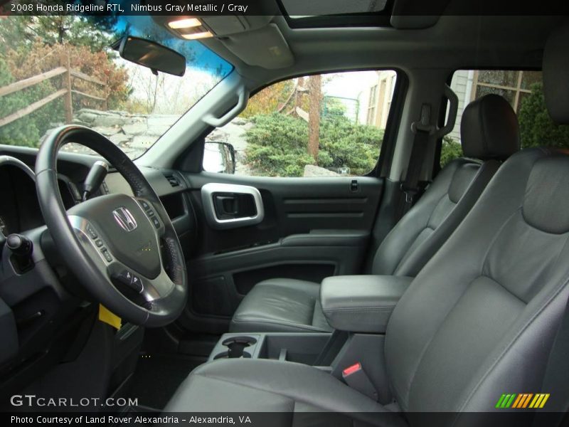 Nimbus Gray Metallic / Gray 2008 Honda Ridgeline RTL