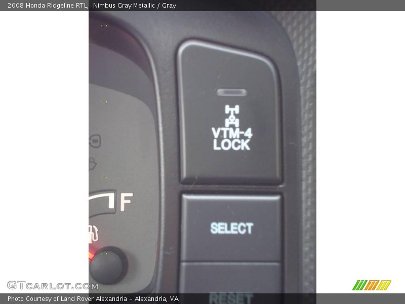 Nimbus Gray Metallic / Gray 2008 Honda Ridgeline RTL