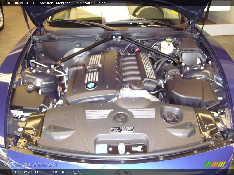 Montego Blue Metallic / Beige 2008 BMW Z4 3.0i Roadster