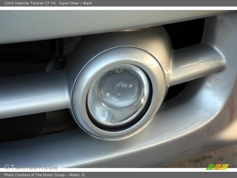Super Silver / Black 2003 Hyundai Tiburon GT V6