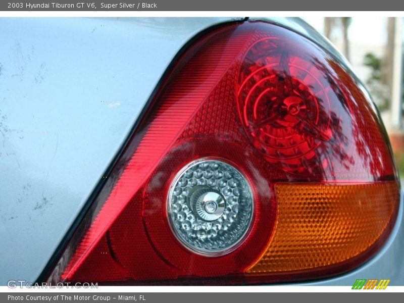 Super Silver / Black 2003 Hyundai Tiburon GT V6