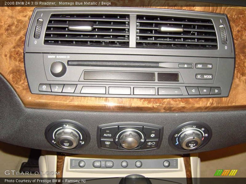 Montego Blue Metallic / Beige 2008 BMW Z4 3.0i Roadster