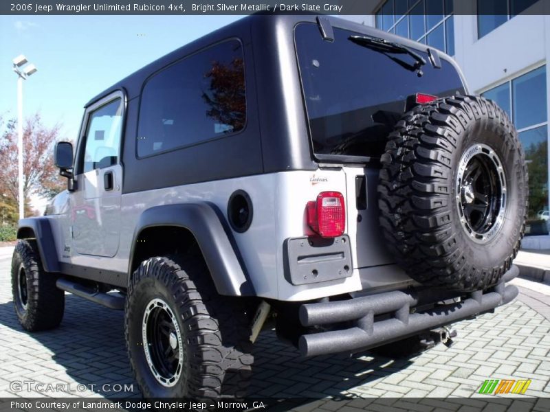 Bright Silver Metallic / Dark Slate Gray 2006 Jeep Wrangler Unlimited Rubicon 4x4