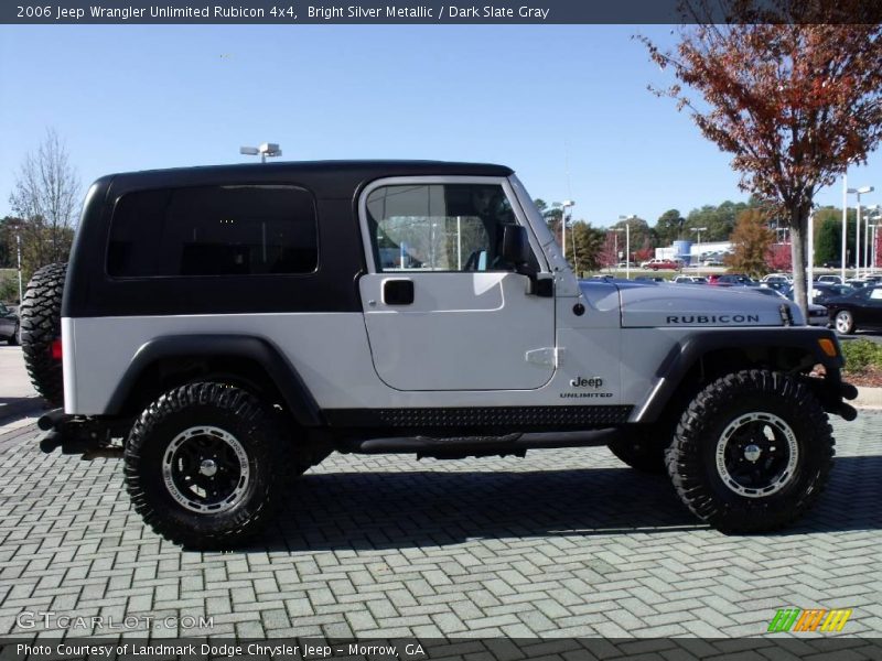 Bright Silver Metallic / Dark Slate Gray 2006 Jeep Wrangler Unlimited Rubicon 4x4