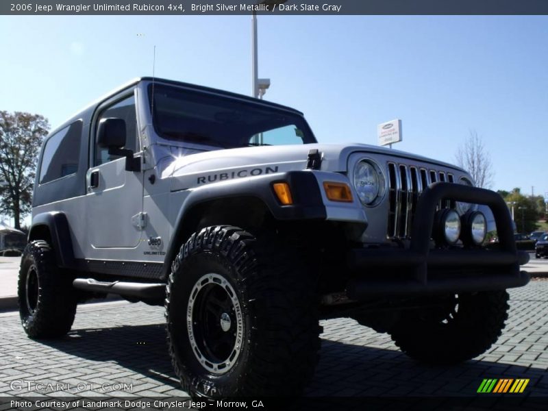 Bright Silver Metallic / Dark Slate Gray 2006 Jeep Wrangler Unlimited Rubicon 4x4