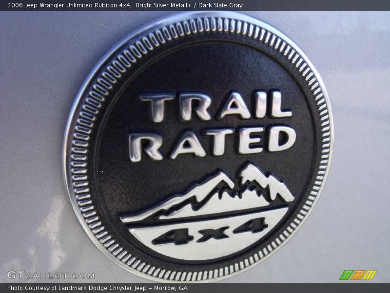 Bright Silver Metallic / Dark Slate Gray 2006 Jeep Wrangler Unlimited Rubicon 4x4