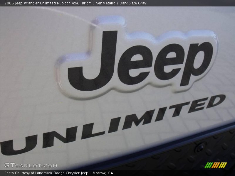 Bright Silver Metallic / Dark Slate Gray 2006 Jeep Wrangler Unlimited Rubicon 4x4