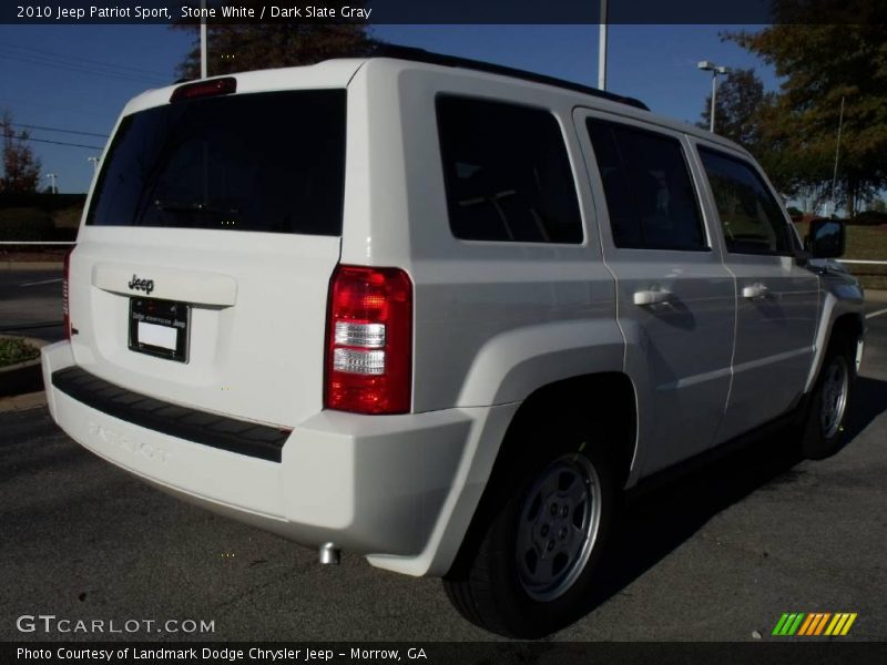 Stone White / Dark Slate Gray 2010 Jeep Patriot Sport