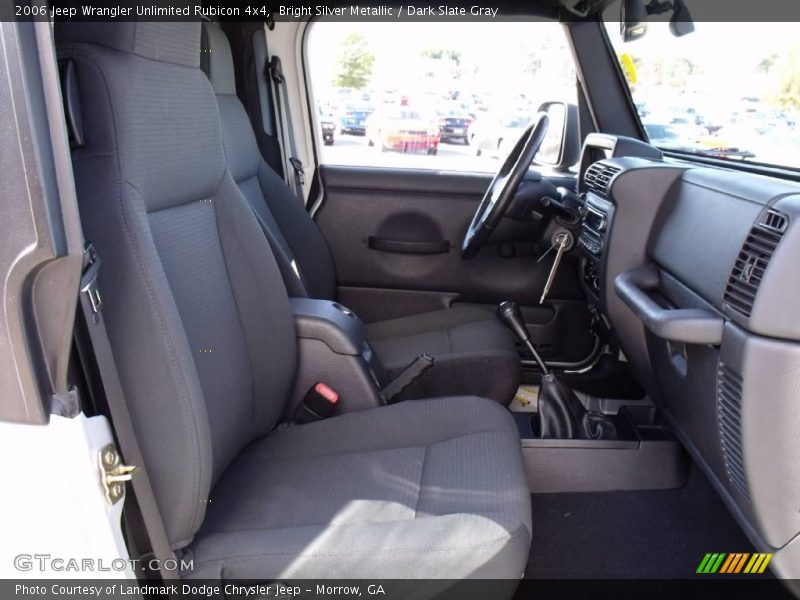 Bright Silver Metallic / Dark Slate Gray 2006 Jeep Wrangler Unlimited Rubicon 4x4