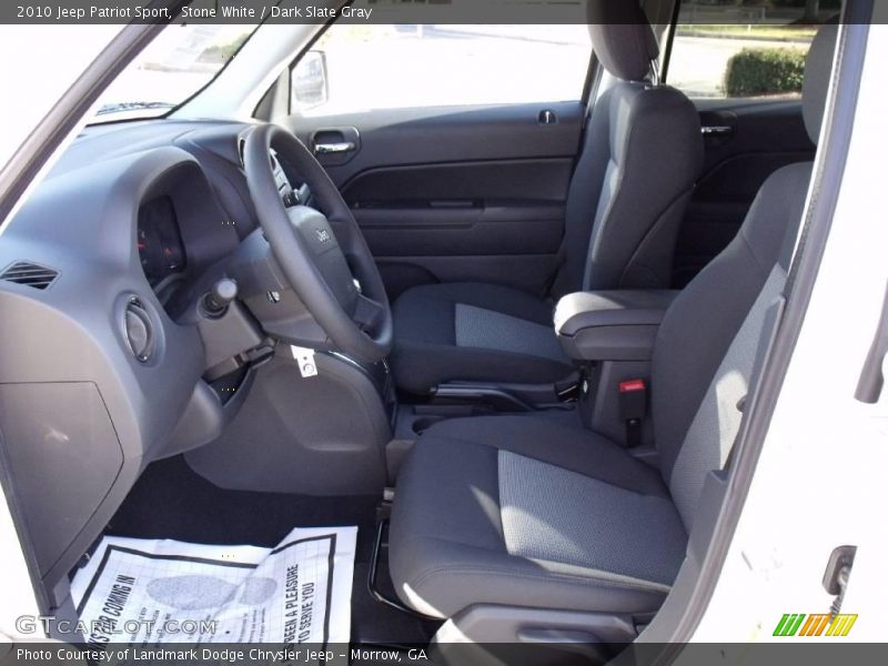 Stone White / Dark Slate Gray 2010 Jeep Patriot Sport