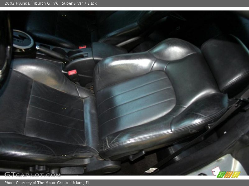 Super Silver / Black 2003 Hyundai Tiburon GT V6