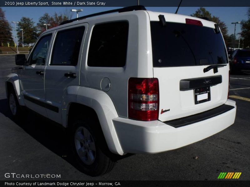 Stone White / Dark Slate Gray 2010 Jeep Liberty Sport