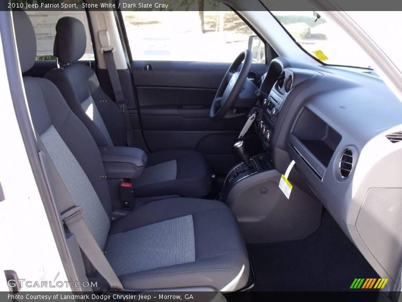 Stone White / Dark Slate Gray 2010 Jeep Patriot Sport