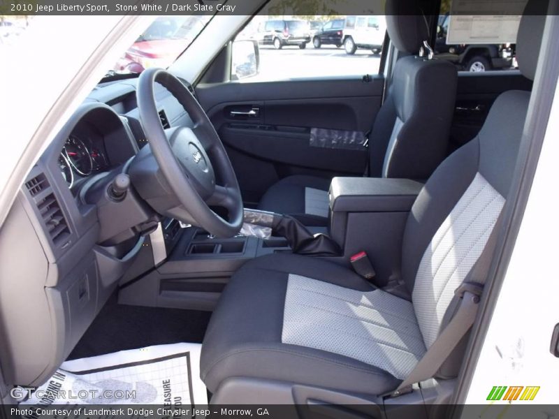 Stone White / Dark Slate Gray 2010 Jeep Liberty Sport