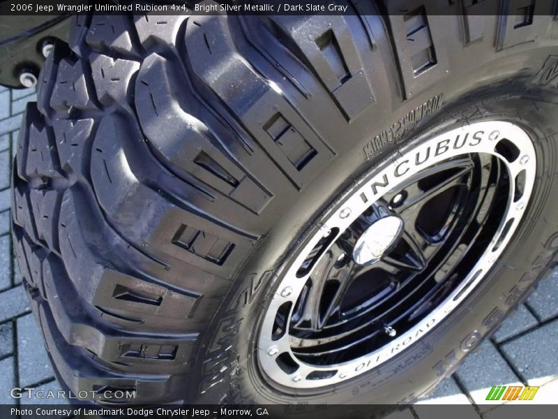 Bright Silver Metallic / Dark Slate Gray 2006 Jeep Wrangler Unlimited Rubicon 4x4