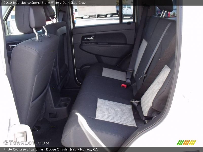 Stone White / Dark Slate Gray 2010 Jeep Liberty Sport