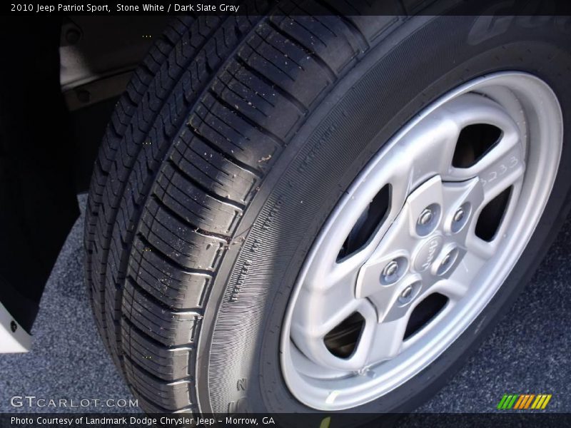 Stone White / Dark Slate Gray 2010 Jeep Patriot Sport