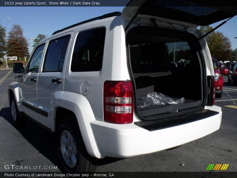 Stone White / Dark Slate Gray 2010 Jeep Liberty Sport