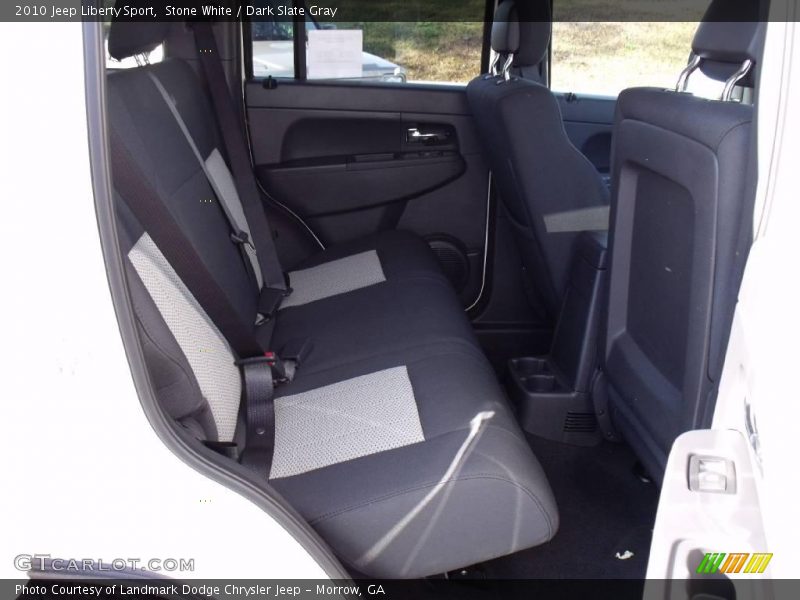 Stone White / Dark Slate Gray 2010 Jeep Liberty Sport