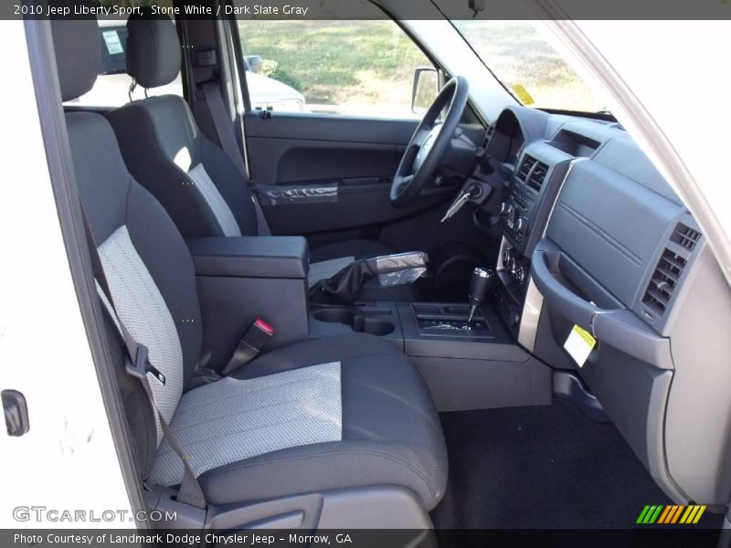 Stone White / Dark Slate Gray 2010 Jeep Liberty Sport