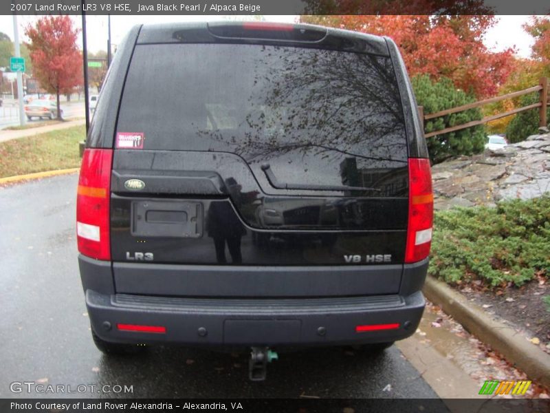 Java Black Pearl / Alpaca Beige 2007 Land Rover LR3 V8 HSE