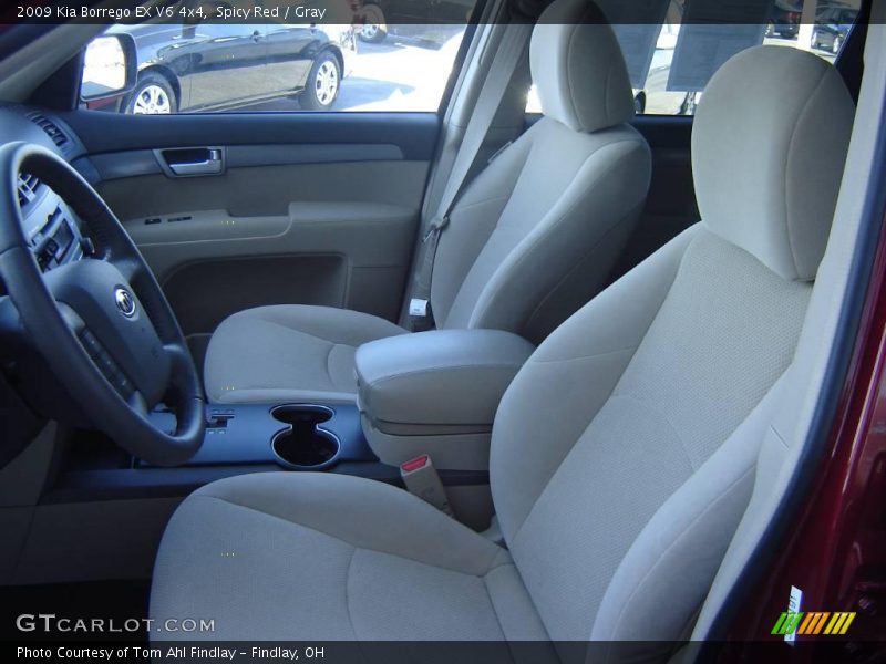 Spicy Red / Gray 2009 Kia Borrego EX V6 4x4