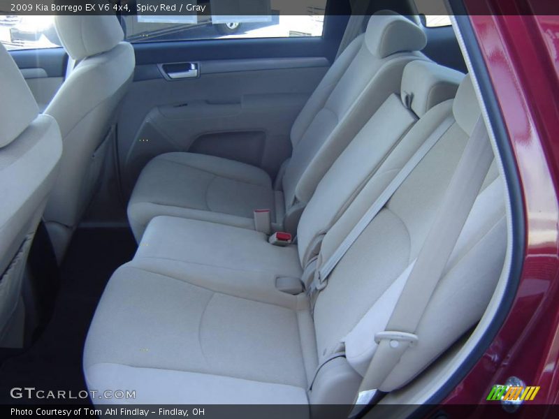 Spicy Red / Gray 2009 Kia Borrego EX V6 4x4