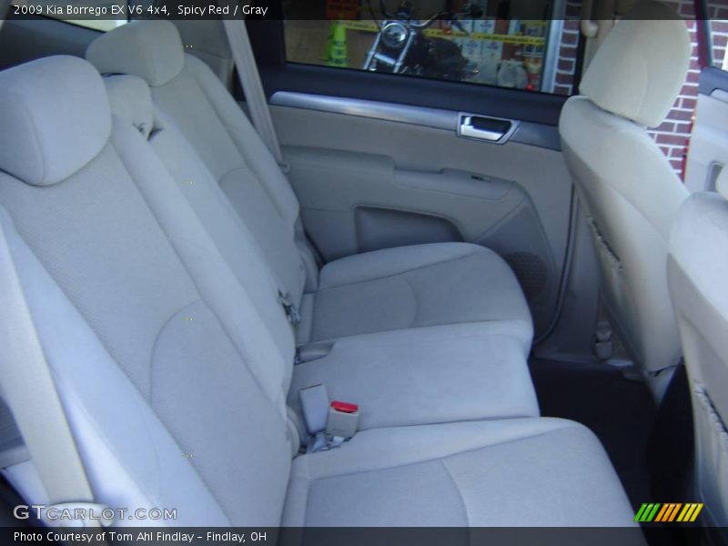 Spicy Red / Gray 2009 Kia Borrego EX V6 4x4