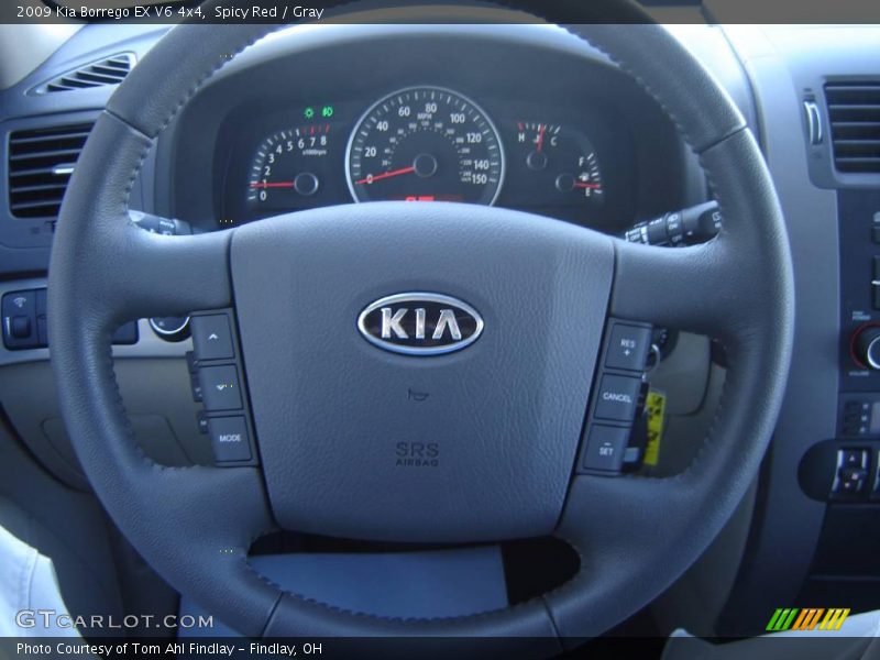 Spicy Red / Gray 2009 Kia Borrego EX V6 4x4